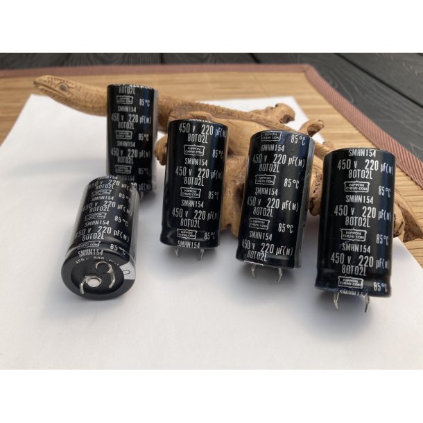 220uF/450V Nippon Chemicon