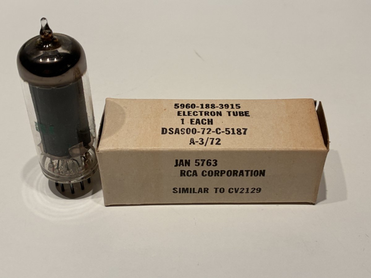 Beam-Tetrode 5763 RCA - Diverse rør - Bjarne Bak - Elektronik og ...