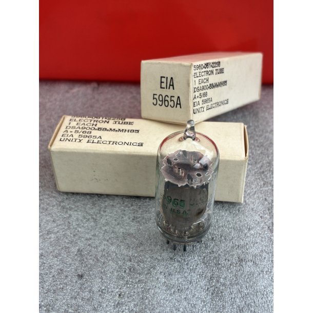 Dobbelt-Triode 5965A PAIR General Electric