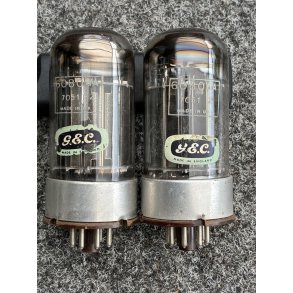 6080WA G.E.C. PAIR Brugt