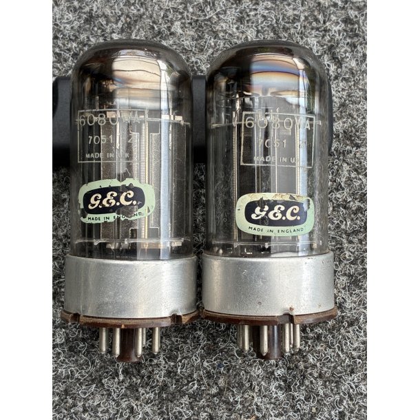 6080WA G.E.C. PAIR Brugt