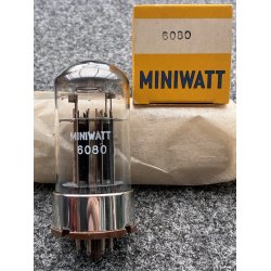 6080 SQ Miniwatt (Mullard) PAIR