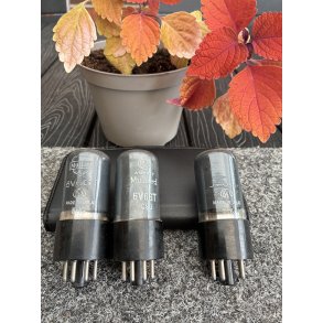 6V6GT Mullard PAIR (BRUGT)