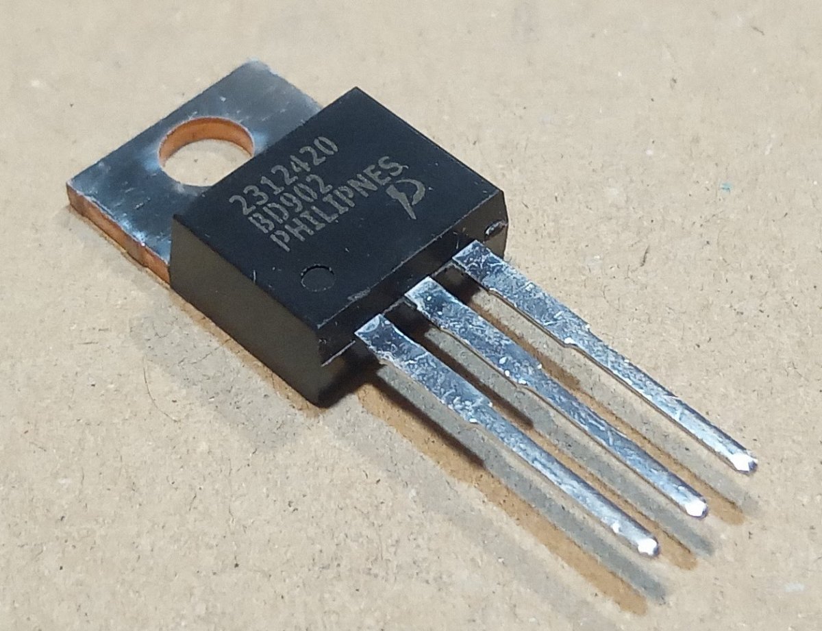 BD902, TO-220 - Transistor - Bjarne Bak - Elektronik og beslægtede dele