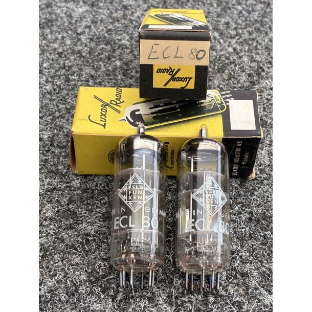 ECL80 Luxor / Telefunken PAIR