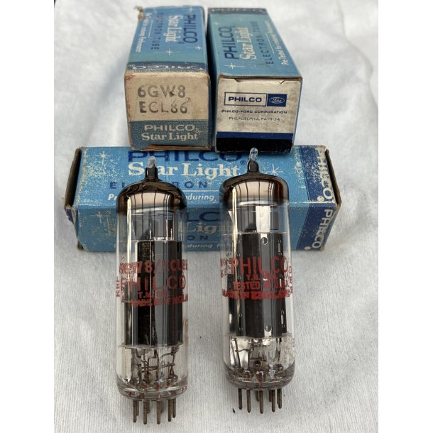 ECL86 / 6GW8 Philco PAIR