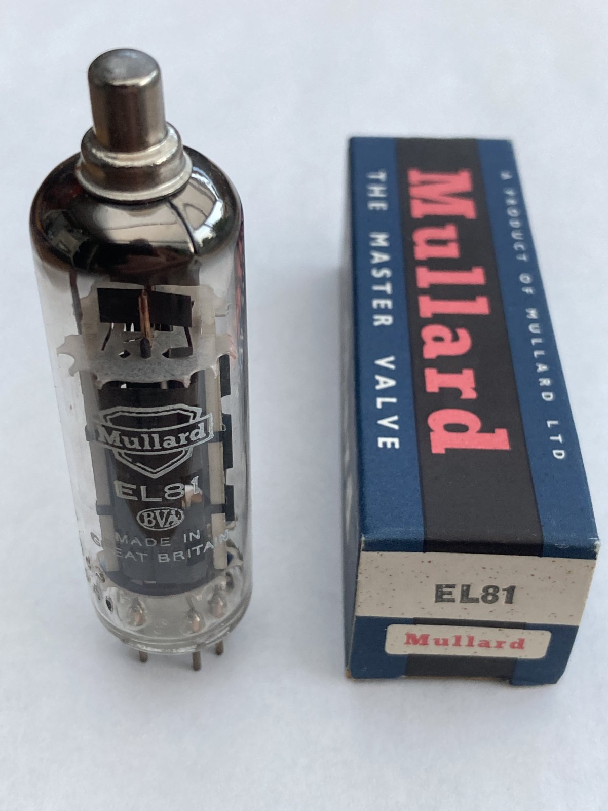EL81 Mullard - E-rør - Bjarne Bak - Elektronik og beslægtede dele.....