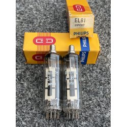 EL81 Philips (Mullard) PAIR