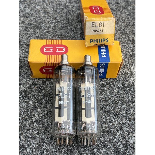 EL81 Philips (Mullard) PAIR