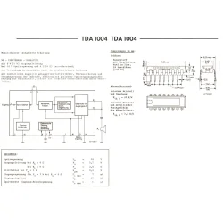 TDA1004A, DIP-16+C