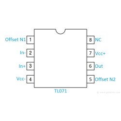 TL071CP, DIP-8