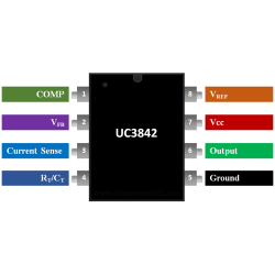 UC3842, DIP-8